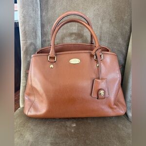 Coach Leather Margot Carryall Bag Leather Handbag F34607 and matching wallet